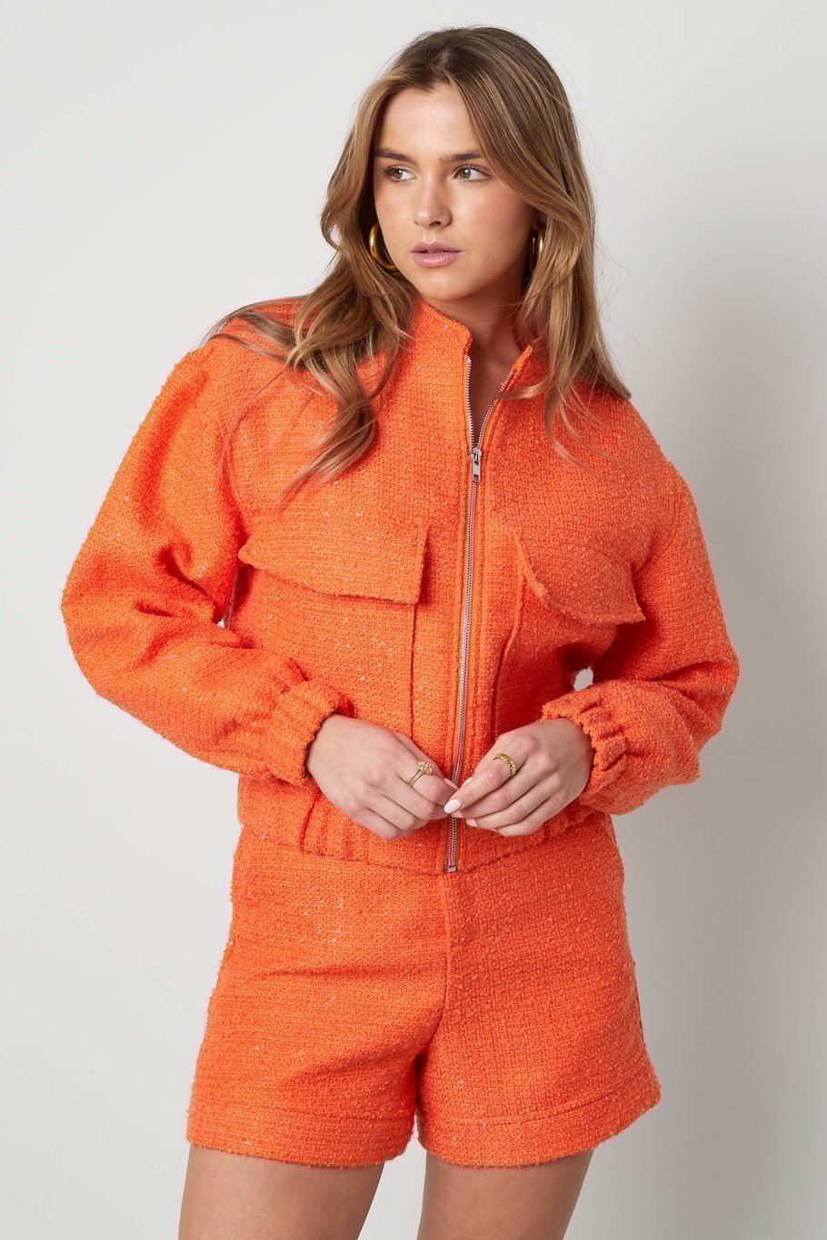 Festliche Jacke - Orange Bild4
